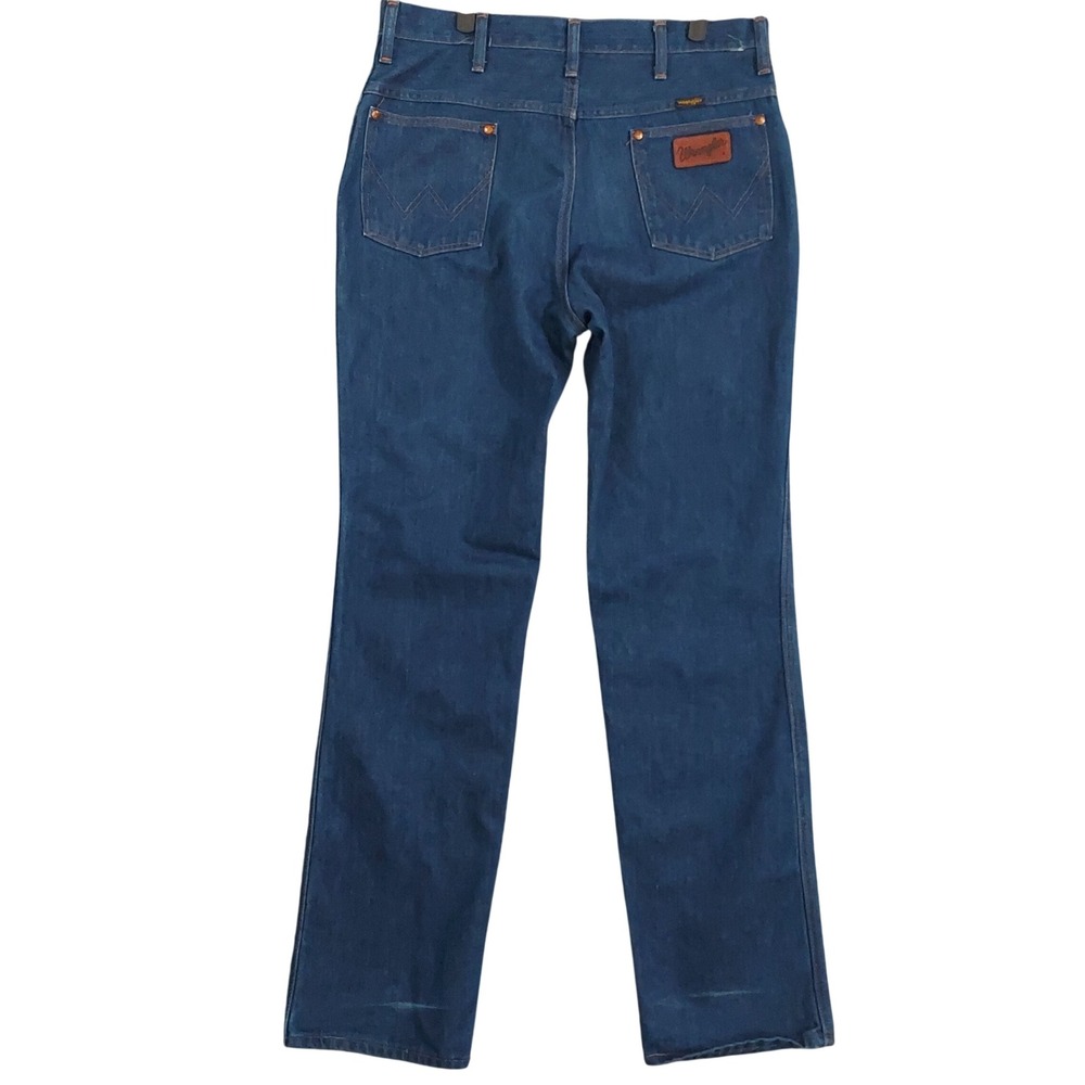 Vintage Wrangler Jeans Mens 36x34 (Fits 34x34) Regular Fit Straight Leg Made USA